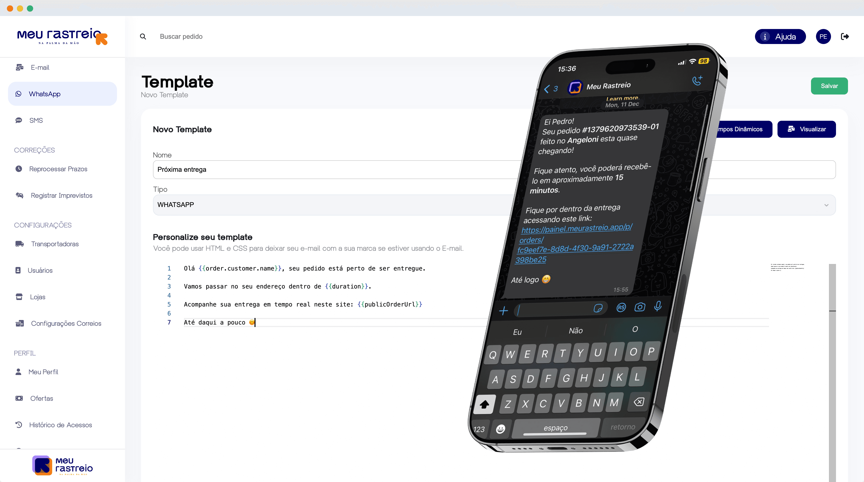 ¡Personaliza las notificaciones y el rastreo!